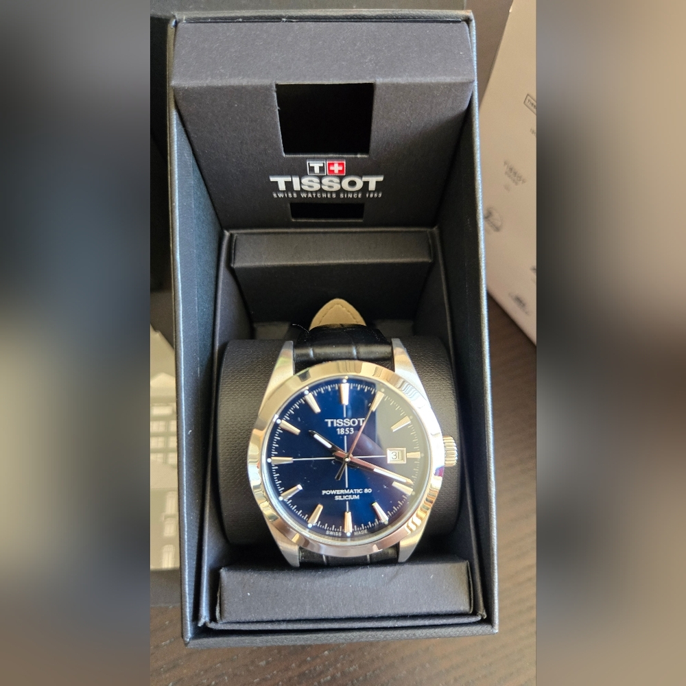 Tissot Gentleman Powermatic 80 Silicium - Blue Dial (Full Kit + Extras) - Picture 2 of 10